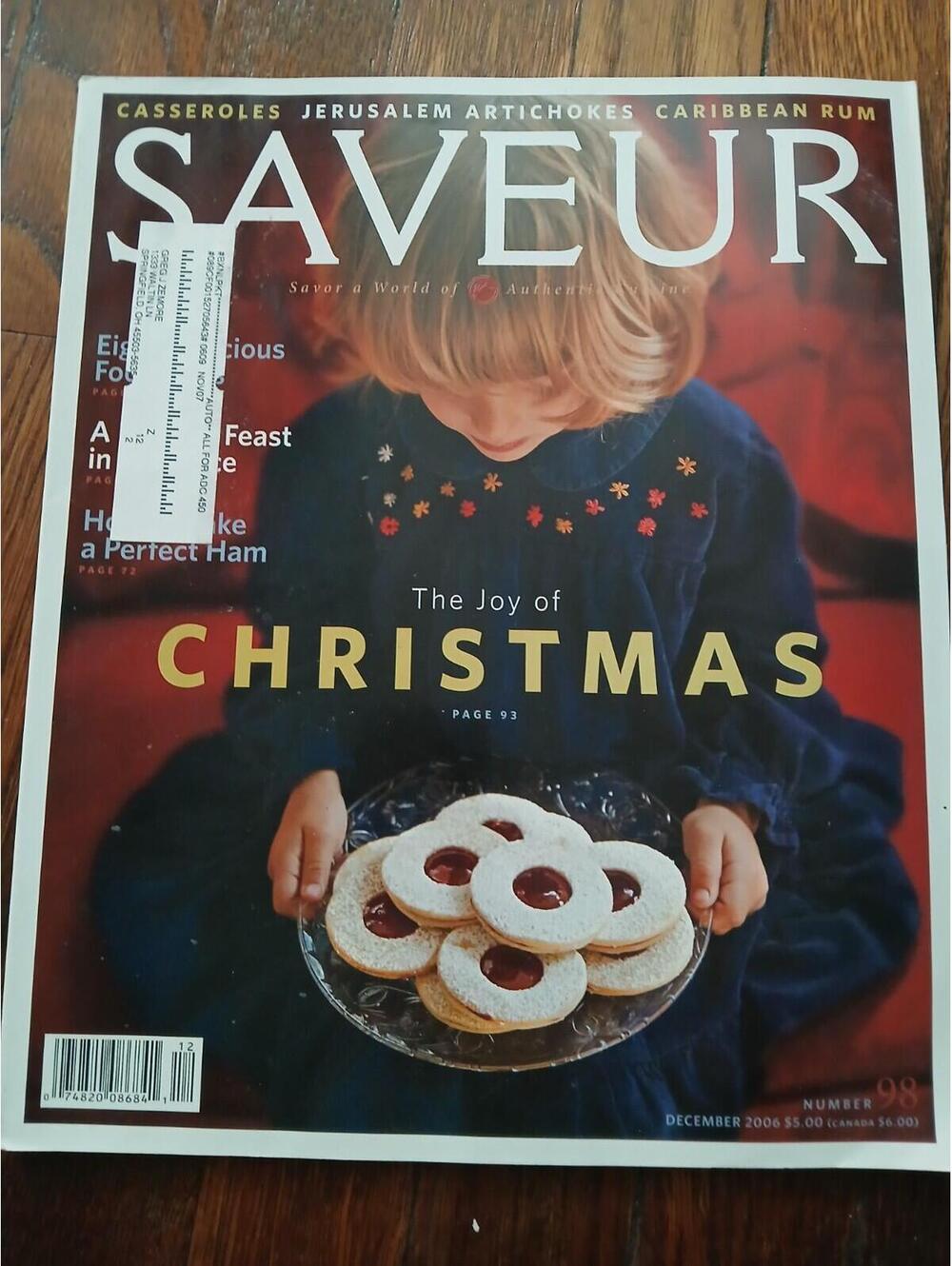 Saveur Number 98 December 2006